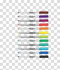 sharpie s assorted color sharpie marker lot transparent