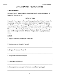Live worksheets > malay > bahasa melayu (bm) > tatabahasa > latihan bm tahun 2( imbuhan awalan). Latihan Ulangkaji Bm Tahun 2