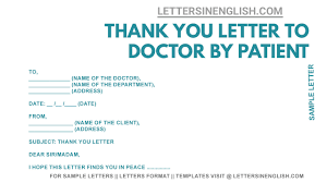 Nov 01, 2007 · when a patient misses appointments, it costs both the practice (in lost revenues) and the patient (in lost medical care). Thank You Letter To Doctor By Patient Sample Thank You Letter To Doctor For Treatment Letters In English