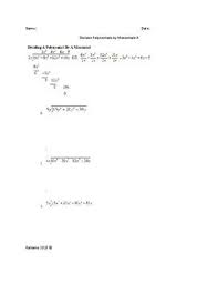 Division Polynomials By Monomials And Polynomials By Binomials Polynomials Secondary Math Science Resources