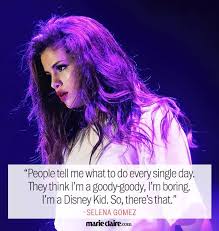 Awesome Celebrity Quote By Selena Gomez People Tell Me What Do Every Single Day Quotespictures Com