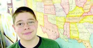 Student's love for geography pays off at state
