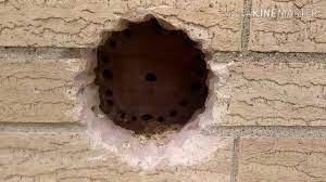 Dryer Vent Through Brick Tips Youtube