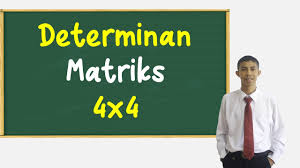 Calculating a 4x4 determinant by putting in in upper triangular form first. Cara Mencari Determinan Matriks 4x4 Youtube
