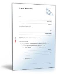 Verkäufer aus dem ausland können ihnen artikel regulär über einen internationalen versandservice zuschicken. Sponsoringvertrag Rechtssicheres Muster Zum Download
