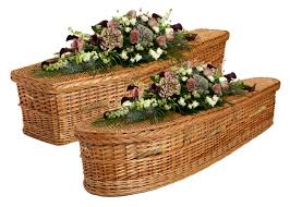Willow is a fast growing and sustainable wood resource, which makes it particularly applicable for the short lifespan of a cremated coffin. Tributes Ltd Ffma