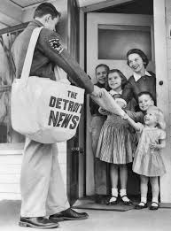 Paper Man Free Press It Should Be The Detroit Free Press Newspaper Bags Newspaper Delivery Newspaper