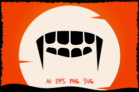The resolution of png image is 432x432 and classified to halloween candy ,bat symbol ,halloween border. Halloween Vampire Illustrations Best Premium Svg Silhouette Create Your Diy Projects Using Your Cricut Explore Silhouette And More The Free Cut Files Include Psd Svg Dxf Eps And Png Files