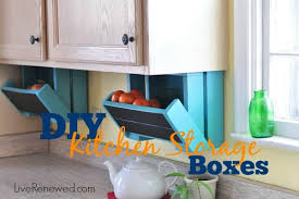 Diy Kitchen Storage Boxes Live Renewed Kitchen Storage Boxes Diy Kitchen Storage Diy Kitchen Cupboards