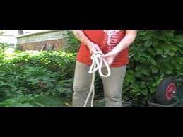 Le nœuds de chaise tient son nom du fait qu'il est possible de s'asseoir dans la boucle formée par le nœud. Noeud De Chaise Espagnol Youtube