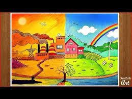 Our main focus is social responsibility, sustainability and strong creative partnerships. Competition Nature Save Earth Drawing Novocom Top