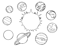 Dibujos Del Espacio Para Colorear