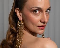 Bold Link Chain Drop Earrings