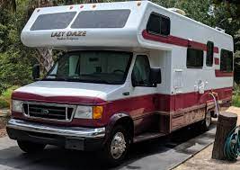 The excess caulk needs cleaned away in some places. 2004 Lazy Daze Mid Bath Class C Rental In Orlando Fl Outdoorsy
