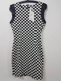 Black And White Squares Dress New Goldendays Black And White Squares Ladies Dress Size M Rrp 35 99 Fashion Clothing Shoes Accessories Womensclothing Dresses Ebay Link Womens Dresses