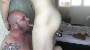 Young alpha male with a big and fat dick destroys my throat hard with a  dildo