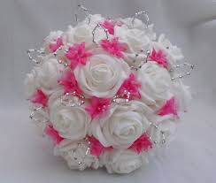 Download 71,540 pink wedding bouquet stock illustrations, vectors & clipart for free or amazingly low rates! Black White And Hot Pink Wedding Flower Arrangements Wedding Flowers Wedding Flower Arrangements Pink Hot Pink Wedding Flowers Wedding Flower Arrangements