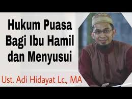 Lakukan ini agar tetap mendapatkan pahala sholat saat haid menurut ustadz adi hidayat, amalan wanita haid 25 agustus 2021, 11:55 wib. Bagaimana Hukum Puasa Bagi Ibu Hamil Dan Ibu Menyusui Ustadz Adi Hidayat Youtube