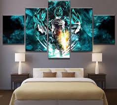 Customize your dragon ball poster with hundreds of different frame options, and get the exact look that you want for your wall! Dragon Ball Z Anime Cartoon Framed 5 Piece Canvas Wall Art Painting Wa Buy Canvas Wall Art Online Fabtastic Co