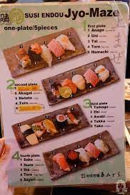 Endo Sushi Osaka Fish Market Menu