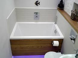 Looking for small bathroom ideas? The Calyx Soaking Tub Set In A Narrow Bathroom Bathtubs For Small Bathrooms Deep Bathtub Small Bathtub