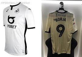 The advanced performance technology in the kit is visible on the chest, where engineered knit zones create a geometric pattern that enhances fit with smaller mesh shapes at the bottom of the graphic. Swansea City 2019 20 Joma Home And Away Kits Football Fashion