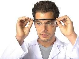 Dr. James Labor Set Laborkittel & Kratzfeste Schutzbrille