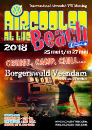 Aircooled At The Beach 2018 Beach Comic Book Cover Book Cover
