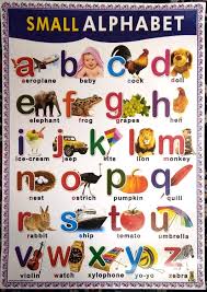 Amazon In Buy Small Alphabet Kids Chart Paper Inch75x47