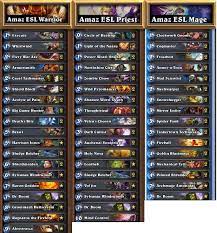 Hey guys, it's me amaz! Esl Hearthstone Katowice 2015 Orange Vs Amaz Decklists Hearthstone Metabomb