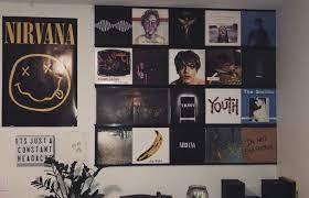 Vinyl Record Wall Indie Room Decor Grunge Bedroom Punk Bedroom