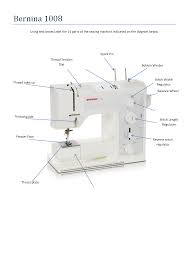 Bernina 1008 Labeled Diagram Google Search Bernina 1008