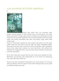1 buah saklar/peyambung dan pemutus arus. Cara Membuat Bel Listrik Sederhana
