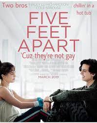 Cole sprouse, likely imagining the film's veritable symphony of tragic ironies. The Five Feet Apart Poster Just Came Out And I Made A Shitty Meme Pewdiepiesubmissions