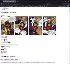 Help, I don't like how my webcomic site looks, how do I change it?” – Leif  & Thorn