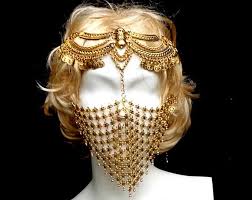 Let Me Adjust My Crown And Get My Day Started Mask Tribal Face Chain Golden Regina Burqa Face Mask In 2020 Face Jewellery Fashion Face Mask Belly Dance Jewelry