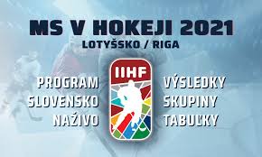 V lotyšsku je o hodinu víc. Ms V Hokeji 2021 Program Svk Vysledky Live Prenosy