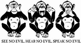 Art See No Evil Hear No Evil Speak No Evil Monkeys Pin By Mark Woloschuk On Shh See No Evil Evil Art Class