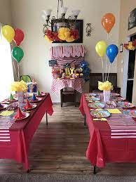 Circus carnival birthday party directional signs, large size 15 circus themed signs cutouts set of 7, greatest showman themed party supplies, carnival party decoration ideas 4.8 out of 5 stars 70 $14.99 $ 14. 1st Birthday Outdoor Carnival Theme Party Novocom Top