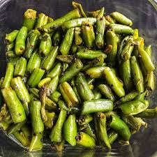 Indian Style Dry Fried Green Beans Recipe In 2020 Green Beans Dry Fried Green Beans Fried Green Beans