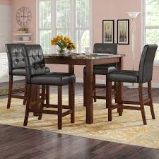 Shop wayfair.ca for all the best 5 piece kitchen & dining room sets. Sison 5 Piece Counter Height Dining Set Counter Height Dining Sets Dining Room Sets Faux Marble Dining Table