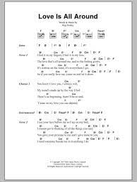 Love Is All Around Sheet Music The Troggs Guitar Chords Lyrics Guitar Chords And Lyrics Songs Lyrics And Chords