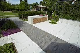 Outdoor Kuche Gartenkuche Aus Hellem Sichtbeton