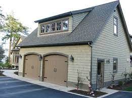 There are several options for dormers, including shed, flat, gable and hip. Dormer Over Garage Garage And Shed Design Ideas Pictures And Remodels Garage Door Design Shed Dormer House Roof