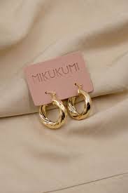 Gold Chunky Hoop Earrings 18k Gold Filled Thick Gold Hoop Etsy In 2020 Gold Hoop Earrings Small Gold Hoop Earrings Gold Filled Jewelry