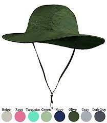 Purjoy Sun Hat For Men Women Wide Brim Upf 50 Uv Protection Beach Cap Breathable Outdoor Boonie Hats With Adjustable Dr Mens Sun Hats Sun Hats Hat For Man