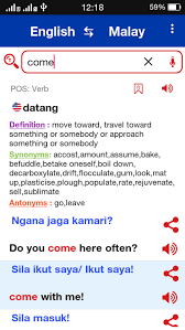 Decided to travel the world? English Malay Offline Dictionary Android Apps Appagg