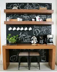 Un Coffee Corner Dans La Cuisine Coffee Bar Home Diy Coffee Bar Decor