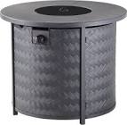 Tuscan Propane Gas Outdoor Fire Pit Table, 50,000 BTU For Living