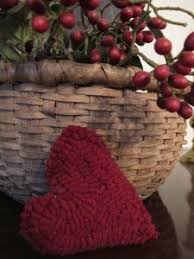 Marsala Christmas Decoration Heart Knitting Source Mugwump Woolies Panier De Fleurs Panier En Osier